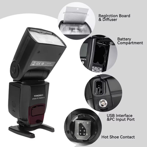 For YONGNUO YN565EX III <strong>C</strong>/N <strong>a</strong> Hot Shoe <strong>Flash</strong> Speedlite TTL Slave for Canon/Nikon DSLR Camera Enhanced <strong>Flash</strong> Speed Compatibility - Product Image 3