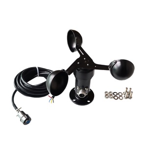 <strong>Wind</strong> speed <strong>sensor</strong> (pulse signal: 12 pulse corresponding 1 m/S) DC5V Free 3M cable - Product Image 1
