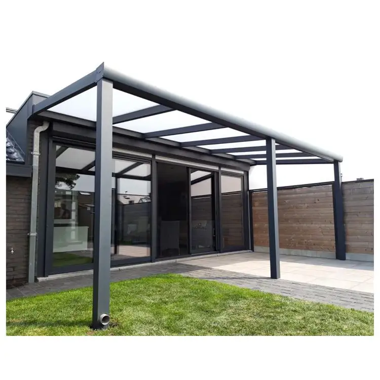 Aluminum patio cover roof canopy / overkapping/ terrassendach for veranda