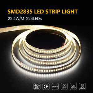 SMD2835 Led şerit işık 224 Led/metre 24v 125LM/W 10MM led şerit için bar şerit uygulama ip20 ip65 ip67 ip68 - Product Image 5