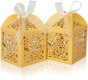 Tinh Tế Bướm Thiết Kế Sang Trọng Ủng hộ Đám Cưới Hộp Ngọt Ngào Quinceanera Quà Tặng Kẹo Hộp Bao Bì Cho Đảng - Product Image 5