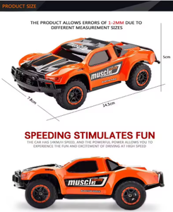 新的2.4Ghz 1:43换档1/18发射器和接收器漂移部分Acc汽车成人高速遥控汽车模型 - Product Image 6