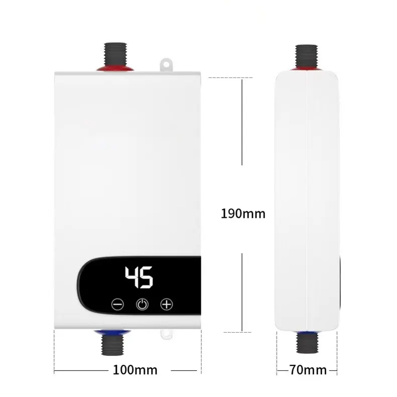 Chauffe-eau électrique instantané à Induction 12V, petit format, pour la douche