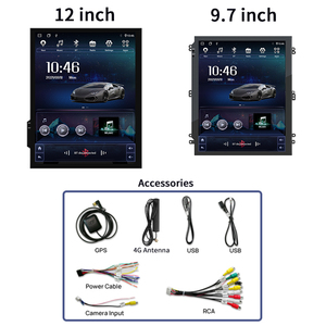 12.1英寸垂直触摸屏Ca rradio与Android全球定位系统和wifi丰田汉兰达2012 - Product Image 6