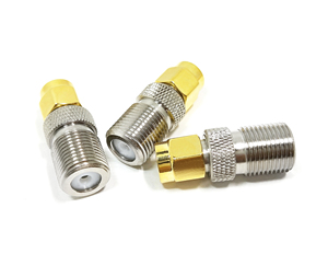 High Quality Rf Coaxial Cable Connector <strong>Rp</strong> <strong>Sma</strong> Type Male <strong>Plug</strong> to F Female Jack Adapter - Product Image 1