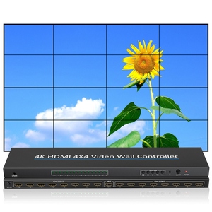4K Compatible con controlador de pared de video HDMI 4X4/2X2 1 entrada y 16 salidas 2/4/6/9/16 opciones Accesorios de audio y video - Product Image 3