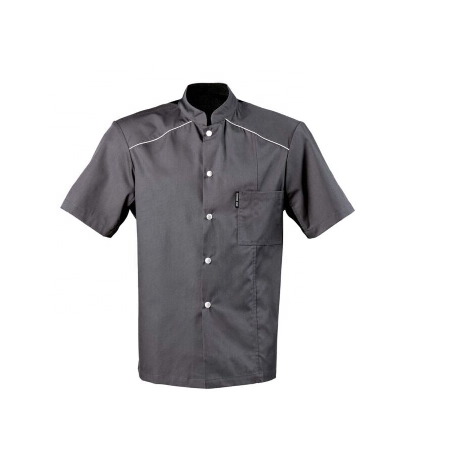 Wholesale Customized restaurant waitress uniform waiter overalls overalls short-sleeved summer fast food restaurant uniforms