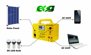 Portable Mini 5V10W 12000mAh Solar System Home <strong>Power</strong> off Grid Solar Energy System Solar <strong>Power</strong> System Solar Lighting <strong>Kits</strong> - Product Image 2