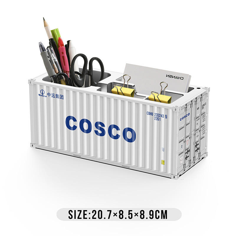 Étui à stylos de rangement Cosco blanc