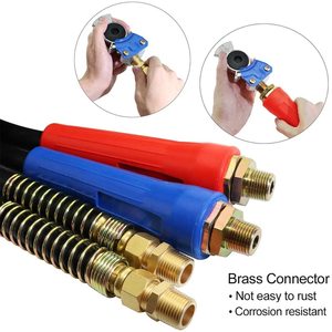 <span class=keywords><strong>3</strong></span> in 1 Spiral sargı ABS elektrik kablosu ve kauçuk hava hattı Polyester örgülü hortum meclisleri 7 yollu elektrik römork kablosu