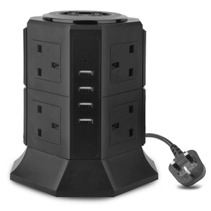 Toma de corriente multienchufe para el hogar y la Oficina, tira de alimentación para torre - Product Image 1
