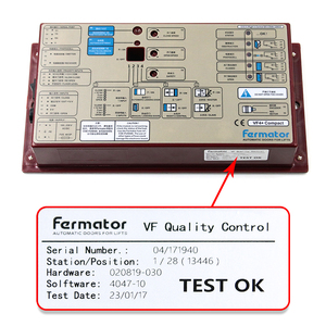 Parte del elevador Fermator VVF4 + VF4 + Controlador de puerta de elevador Controlador de elevador Inversor de puerta - Product Image 6