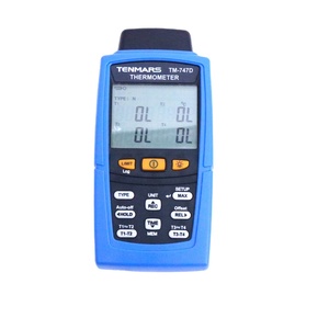 TENMARS TM-747D Digital-Thermometer mit 4-stelligem LCD-Monitor und RS-232/Programm K,J,T,E,R,S,N Typ - Product Image 1