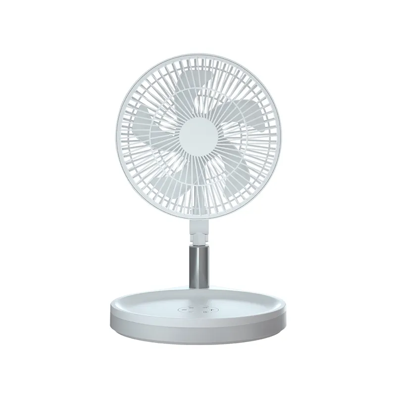 Hebron OEM ODM Folding Portable Rechargeable Fan Foldable Telescopic Floor Promotion Table Rechargeable Mini Folding Fan