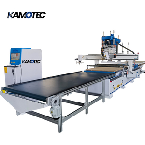 Hochwertige automatische Holz schneide maschine Sperrholz schneide maschine Holztür-CNC-Schneide maschine mit Be-und Entladen - Product Image 2