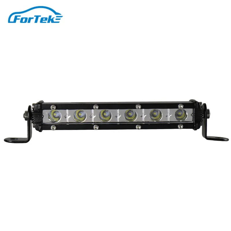 Fabrika fiyat Led iş lambası şeridi 18W Led yüksek kaliteli çalışma ışığı 6000K altında kaput çalışma ışığı araba