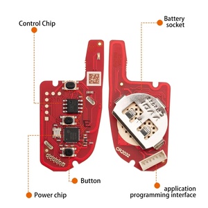 XHORSE XKKF06EN VVDI chiave auto a 3 pulsanti chiave veicolo universale di seconda generazione coltello stile con supporto per programmazione Wireless - Product Image 4