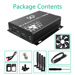 NGFF M.2 B อะแดปเตอร์3.0 USB โมดูลไร้สายอะแดปเตอร์แปลงการ์ดเสาอากาศ Riser ช่องเสียบซิมการ์ดสำหรับโมดูล4G 5g - Product Image 6