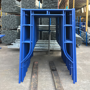 Powder Coating <strong>Scaffolding</strong> Walk Through Ladder Frame <strong>S</strong>-Style Scaffold H Frame With Drop Lock - Product Image 5