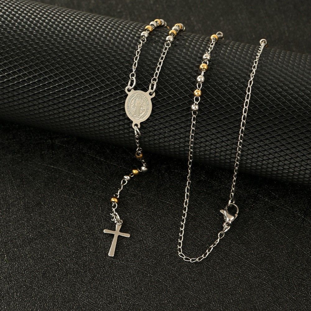 Acciaio e Oro con perline