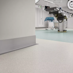 Hastane ameliyathane için 2mm 3mm antibakteriyel homojen PVC vinil levha rulo döşeme - Product Image 2