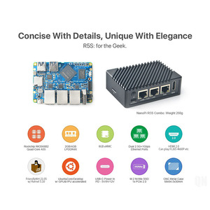 WGZX Nanopi R5S R5C IOT Gateway-Entwicklungs board mit Rockchip RK3568 2,5G Gbit/s-Netzwerk Ubuntu Linux Android unterstützt - Product Image 2