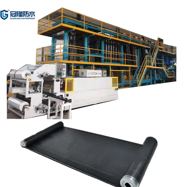 ビチューメンフェルト機器生産ライン防水屋根シート中国の製造工場