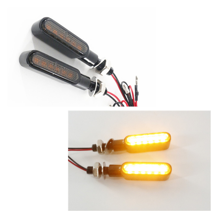Boîtier noir + lentille fumée + LED ambre 1ps