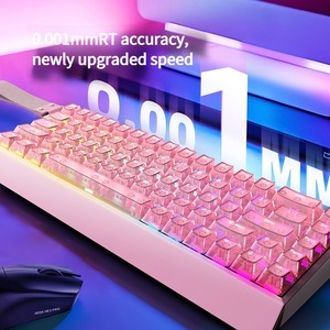 Irok mercury68 max nhanh chóng kích hoạt chuyển đổi từ bàn phím có dây rt0.001 mm 8KHz 256kHz Độ trễ thấp chơi game Bàn phím argb Hot-Swap - Product Image 3