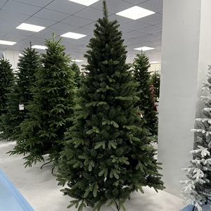 Tuyết Thực Tế Bất Động Cảm Ứng Bản Lề Linh Hsam 150Cm 180Cm 210Cm Đổ Xô PE PVC Vật Liệu Hỗn Hợp Vân sam Nhân Tạo Cây Giáng Sinh Cho Nhà - Product Image 3