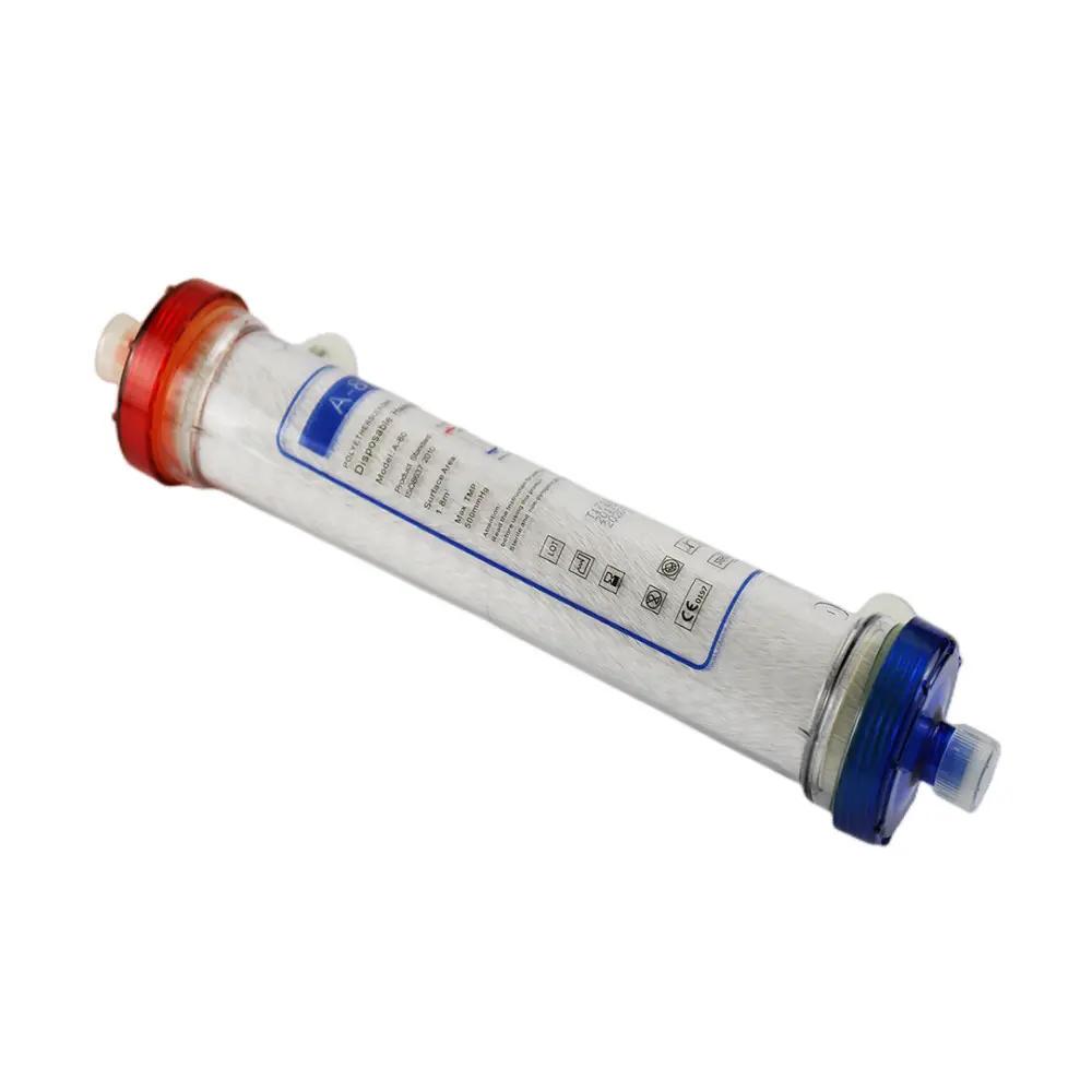 Disposable1.4/1.6/1.8/2.0 haute-flux dialyseur membrane à dialyse dialyseur