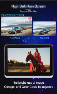 Prezzo di fabbrica popolare schermo ad alta definizione 10.1 pollici android pollici con porta HD video poggiatesta monitor lettore 1 + 16GB - Product Image 5