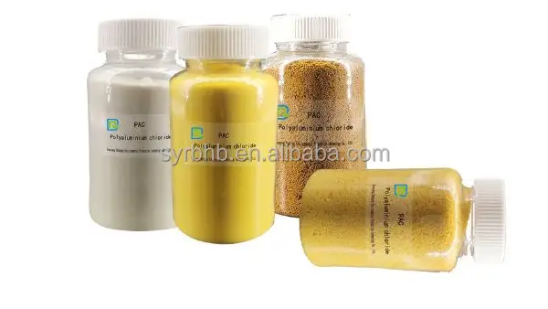 Chlorure d'aluminium de poudre de jaune de catégorie industrielle de jet de Pac de chlorure de polyaluminium poly