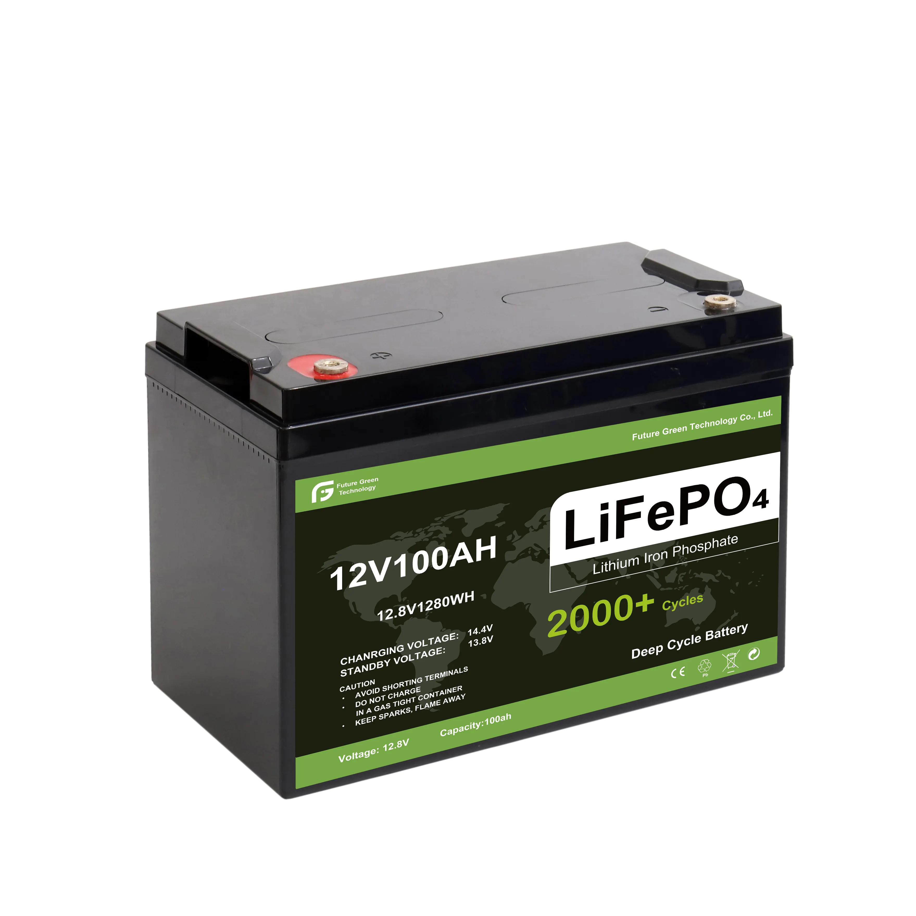 Fabbrica della cina ampiamente uso Smart 32650 LiFePO4 12.8V 8AH batteria al litio Pack con il prezzo a buon mercato