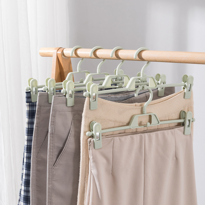 CM-050 Japanese Style Pants Clip with Hook and Loop (Green)