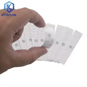 Linen Management UHF Woven Fabric Laundry Tags Support QR <strong>Code</strong>/serial Number Printing RFID Laundry Label - Product Image 3