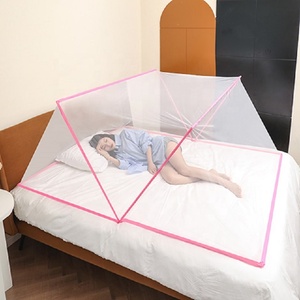 Mosquitera de instalación gratuita para adultos, mosquitera plegable portátil para niños, dormitorio de estudiantes, mosquitera de verano - Product Image 2