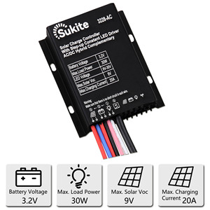 Sukite制造商直销AD/DC混合互补太阳能控制器PWM照明调节控制板 - Product Image 3