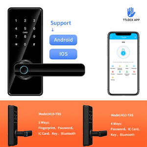 Telecomando Smart serratura porta digitale impronta digitale e tastiera codice chiave e accesso alla carta con WIFI per casa e Hotel - Product Image 5