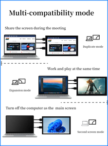 DWIN-Monitor táctil capacitivo portátil de 10,4 pulgadas, Raspberry Pi, pantalla IPS con altavoz para ordenador portátil para juegos, PC y Mac