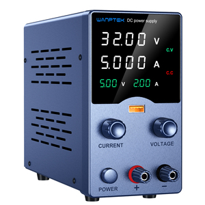 Fuente de alimentación CC wanptek GA305L, azul, voltaje CC directo de fábrica, salida de potencia completa ajustable, fuente de alimentación de voltaje constante - Product Image 1