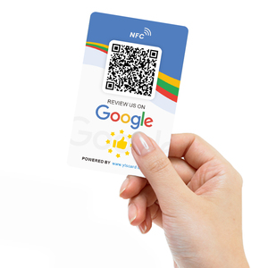 Nfc kartvizitler pvcTap QR kodu İş Ins Facebook TIKTOK sosyal medya google yorumları anahtar vip plastik uhf rfid nfc pvc kart - Product Image 1