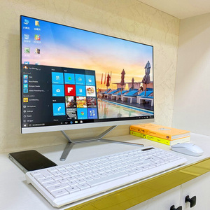 2025 Nuevo diseño Computadora de escritorio Core I5 I7 Pantalla táctil Computadoras PC todo en uno para oficina Blanco/Negro - Product Image 3