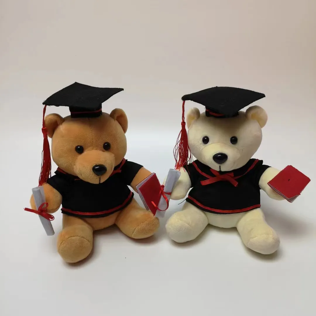 Nuevo diseño, oso de graduación, muñeco de juguete, oso de peluche de graduación suave, juguete de peluche, oso de peluche divertido, regalo de peluche de Graduación