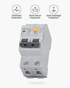Interruttore di guasto a terra, 20 Amp 120V AC DIN montaggio su rotaia interruttore di corrente residua, perdita di terra RCBO - Product Image 3