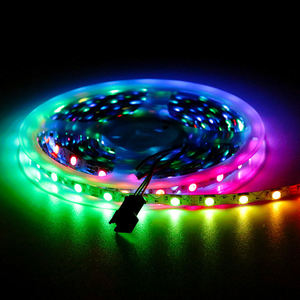 DC12V WS2812 WS2812B WS 2812b 12V 60led/m เทป LED 144พิกเซล RGB แอดเดรส WS2812b SMD 2835 5050ไฟเส้น LED อัจฉริยะ - Product Image 3
