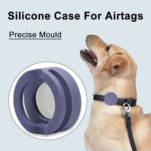 Customize Round <strong>Small</strong> Case GPS Locator Tracker Shockproof Pet Collar Silicone Protective Cover for <strong>Apple</strong> Airtags Protective Case - Product Image 2