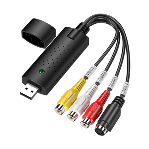 USB 2.0数字格式视频电视DVD VHS音频采集卡3 in 1 VHS到DVD适配器转换器PC PS3 Xbox for Win 7 8 32 - Product Image 1