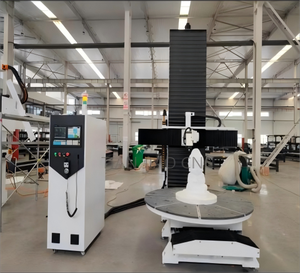 Mini enrutador de madera CNC de 5 ejes, máquina de tallado eléctrico, herramienta de un solo husillo, alimentación, precio competitivo, Control NC Studio Mach3 - Product Image 2