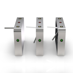 CE-geprüfte 3-Arm-Drop-Arm-Drehkreuz-Zugangskontrolle für das Fitness studio im Freien mit stilvollem Box-Design - Product Image 1